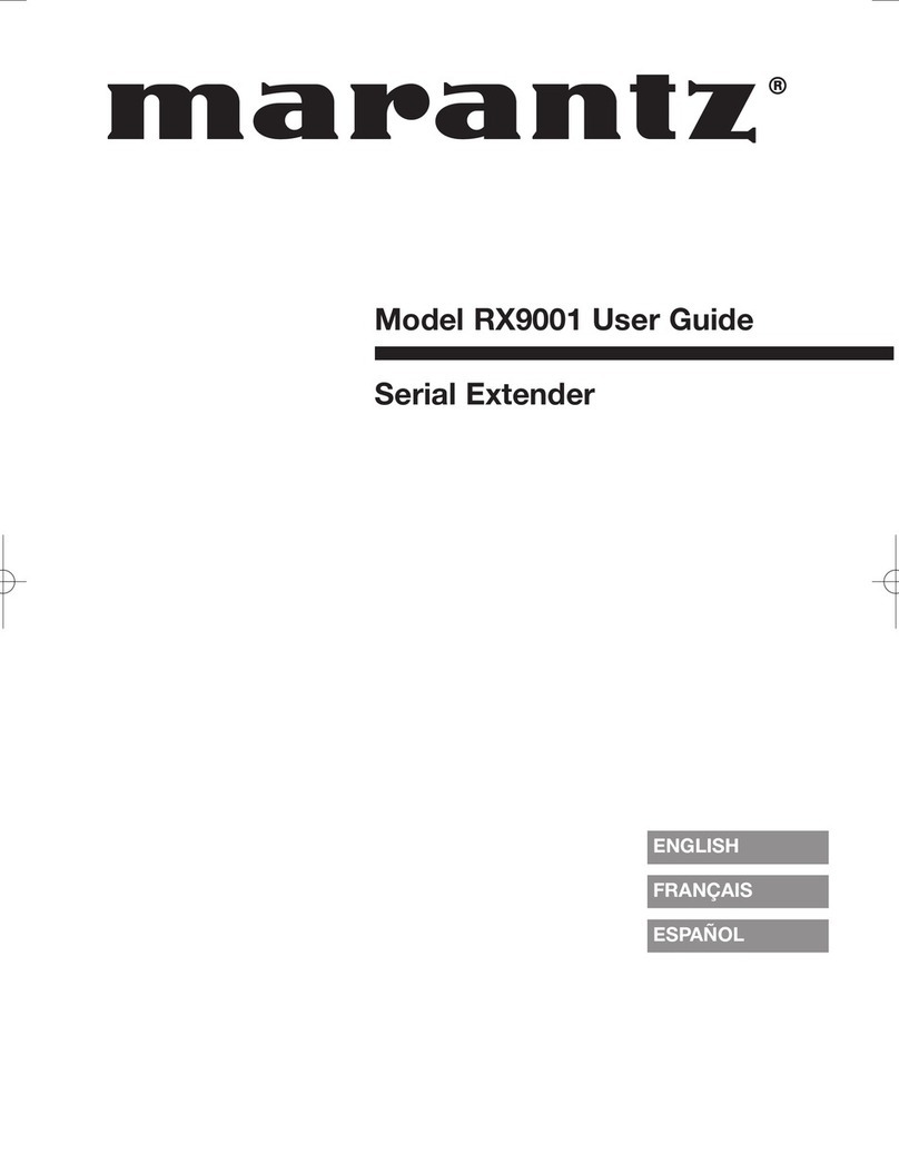 Marantz RX9001 user guide