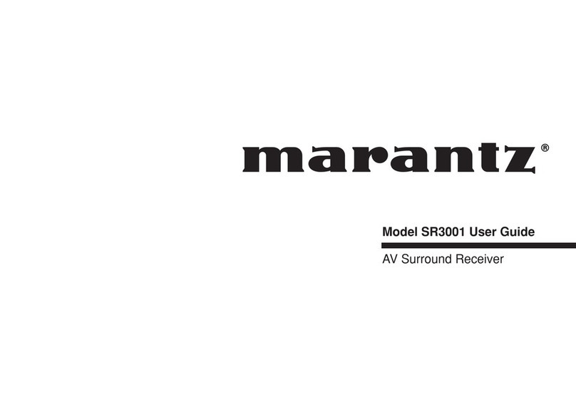 Marantz R3001 User manual