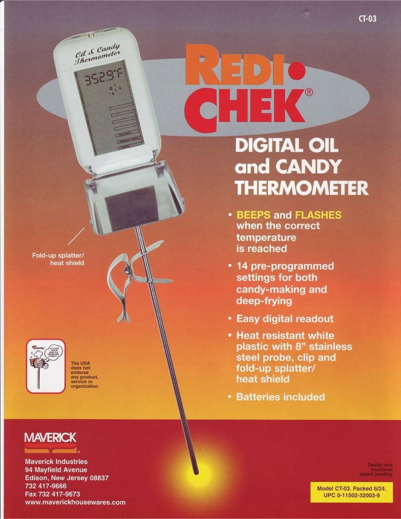 Maverick Redi Chek CT-03 User manual Maverick Redi Chek CT-03 User manual