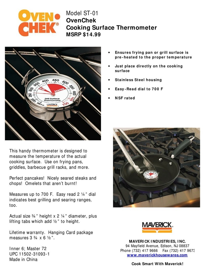 Maverick OvenChek ST-01 User manual