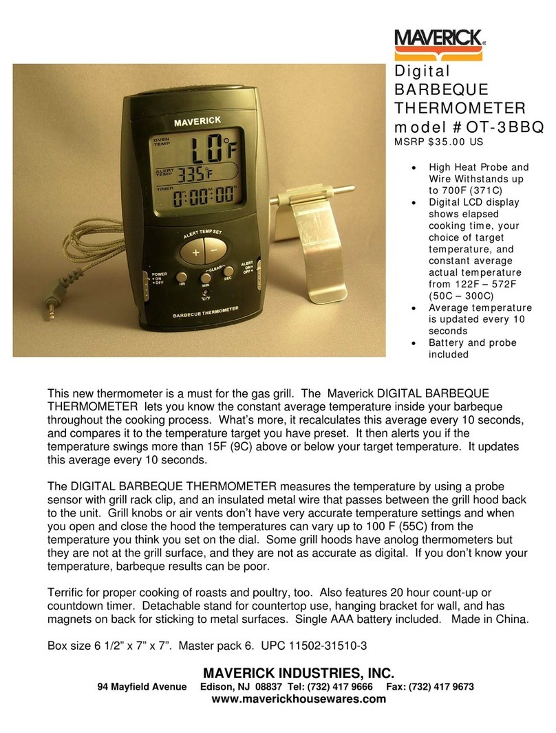 Maverick OT-3BBQ User manual