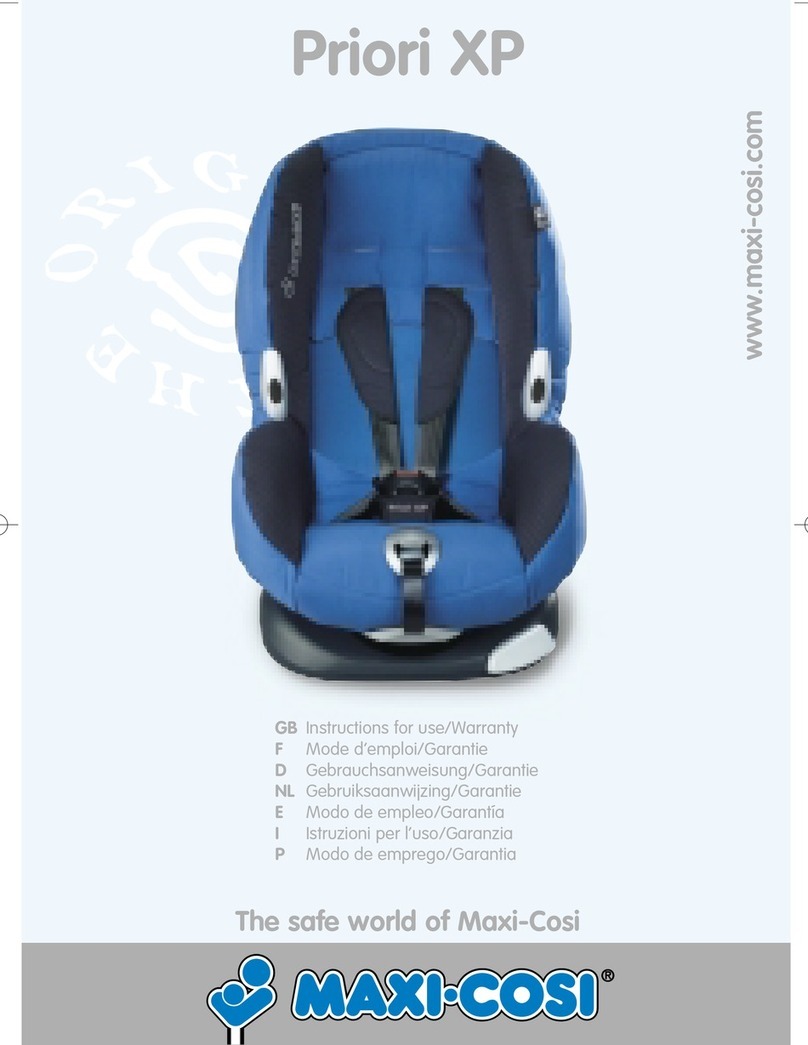MaxiCosi Priori XP Instructions for use