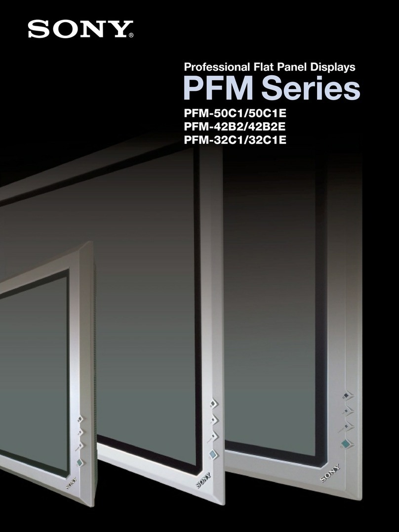 Sony PFM-32C1 User manual