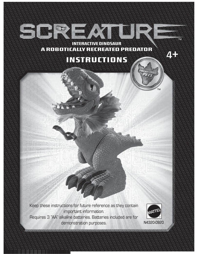 Mattel SCREATURE N4320-0920 User manual