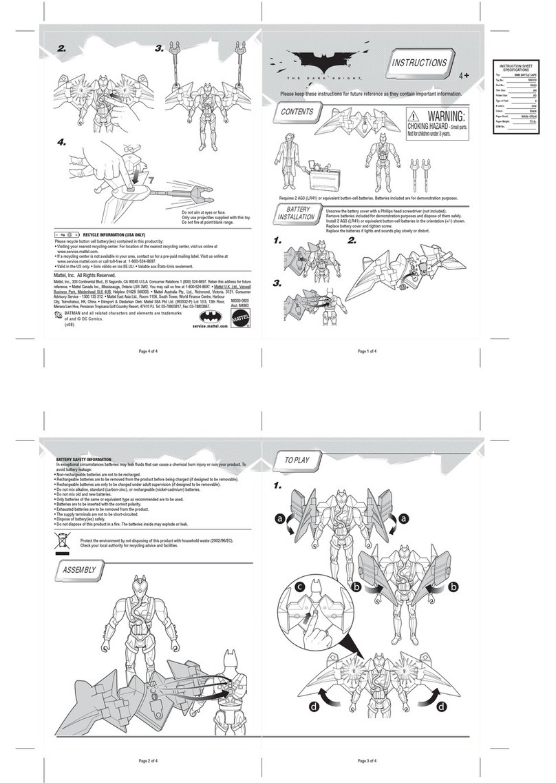Mattel N9303-0920 instructions
