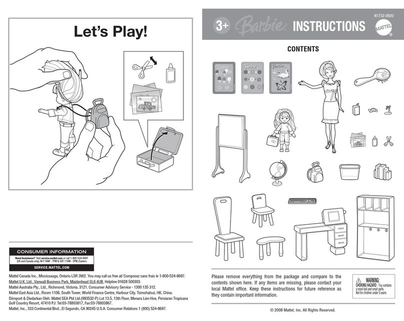 Mattel N1732-0920 instructions Mattel N1732-0920 instructions