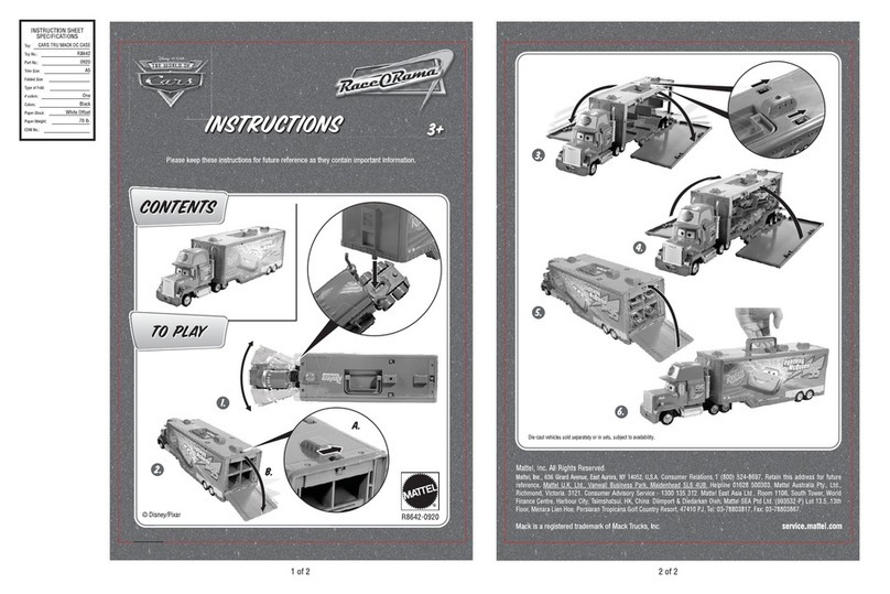 Mattel R8642-0920 instructions