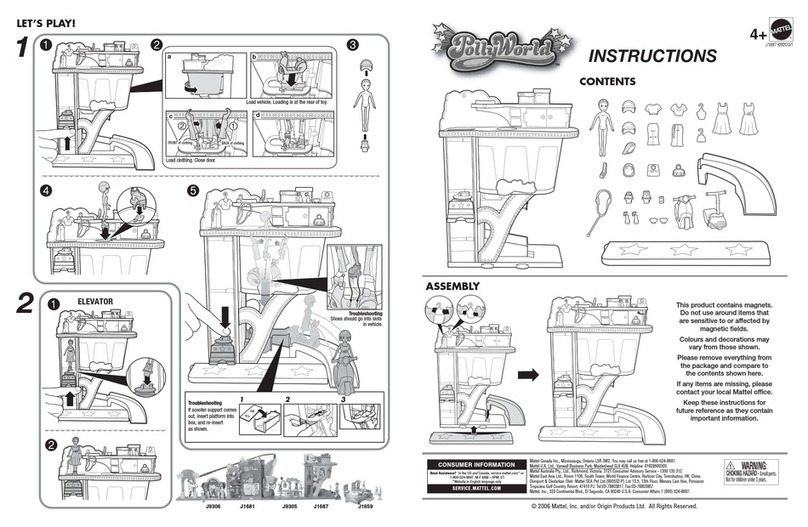 Mattel PollyWorld J1659 instructions