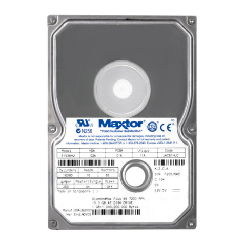 Maxtor 53073H4 User manual Maxtor 53073H4 User manual