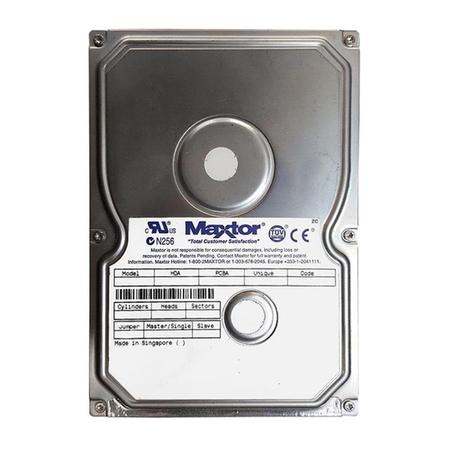Maxtor DiamondMax Plus 40 User manual