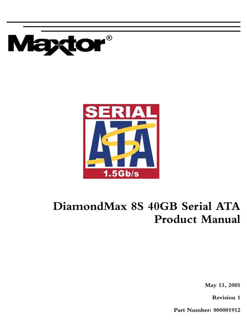 Maxtor Computer Drive User manual