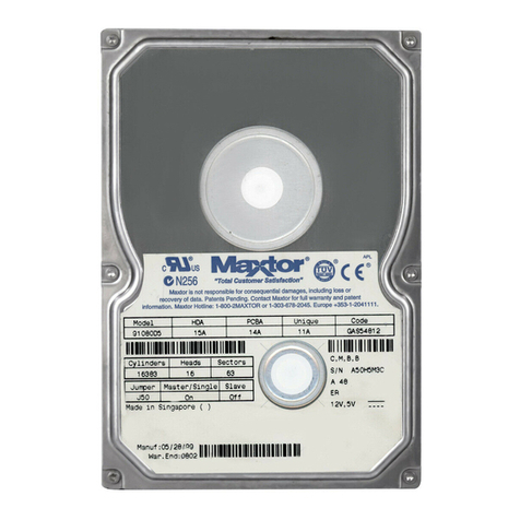 Maxtor 4320 product manual