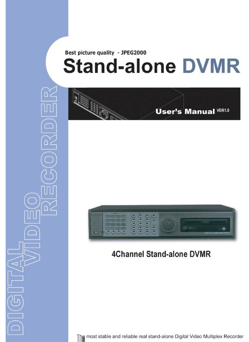 Maxtor 4 Channel Stand-alone DVMR User manual
