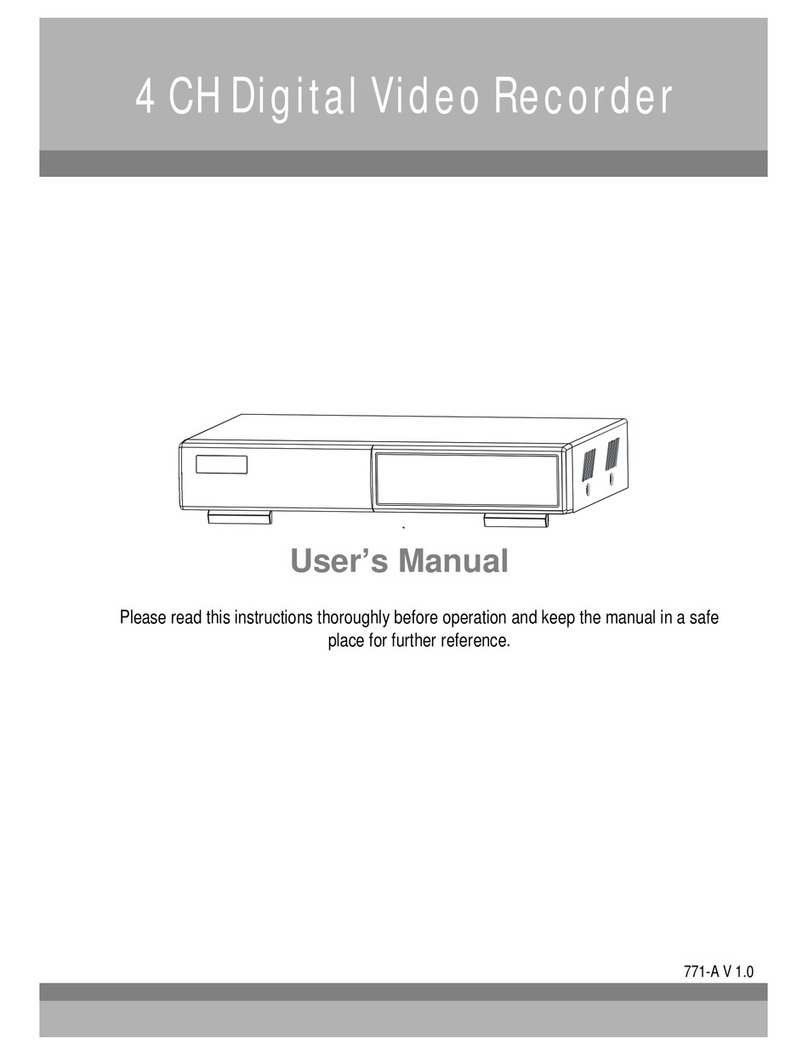 Maxtor 4 CH Digital Multiplex Recorder User manual