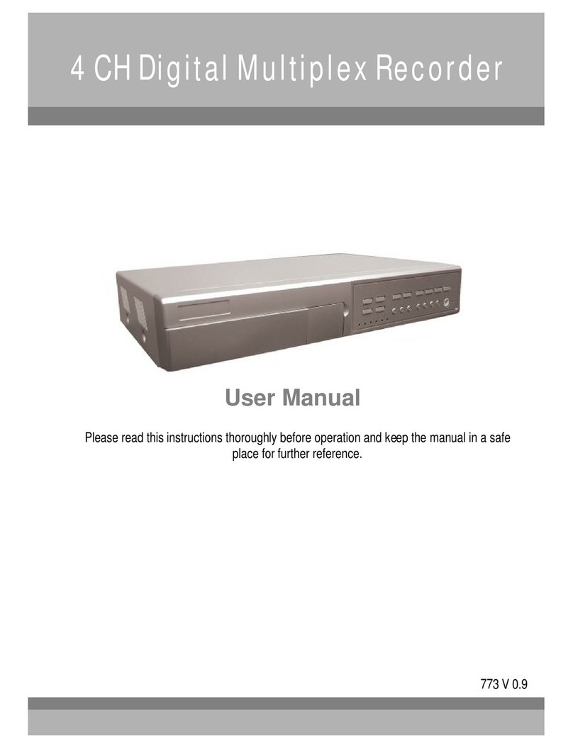 Maxtor 4 CH Digital Multiplex Recorder user manual