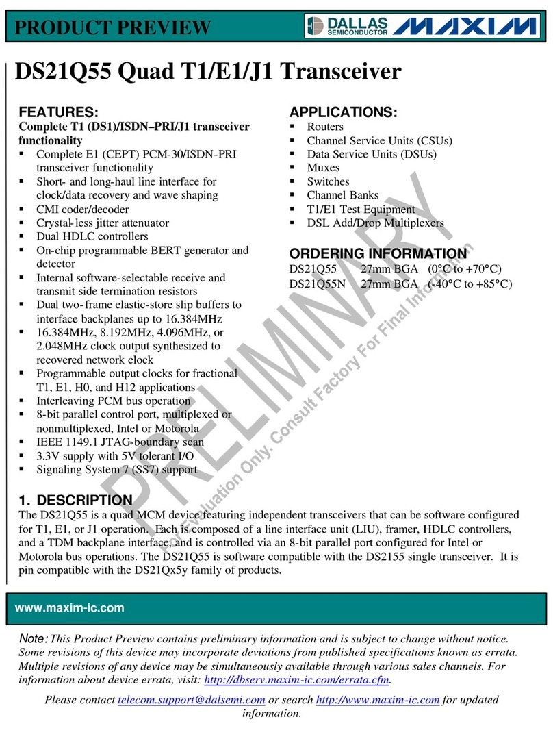 Maxim DS21Q55 user manual