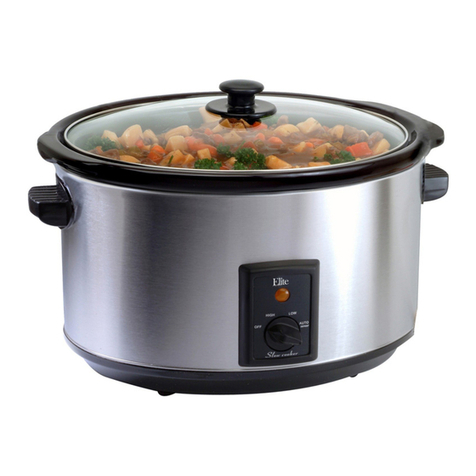 Maxi-matic ELITE GOURMET MST-800V User manual