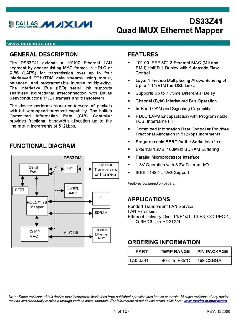 Maxim DS33Z41 user manual