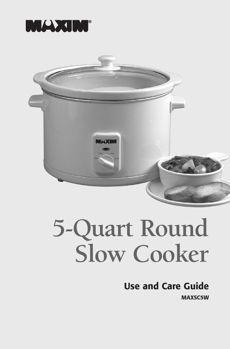 Maxim MAXSC5W Use and care guide