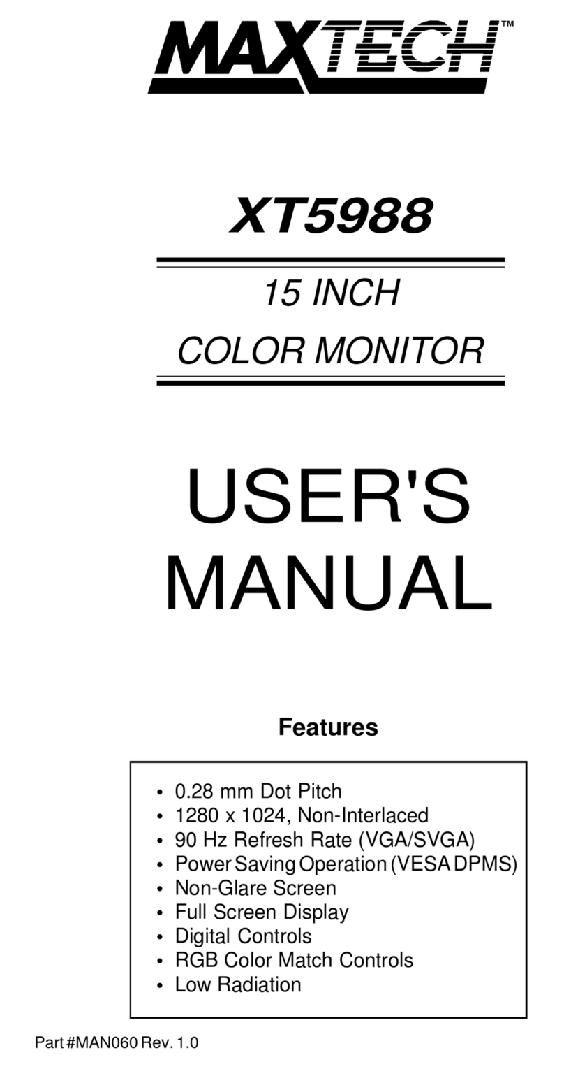 MaxTech XT5988 User manual