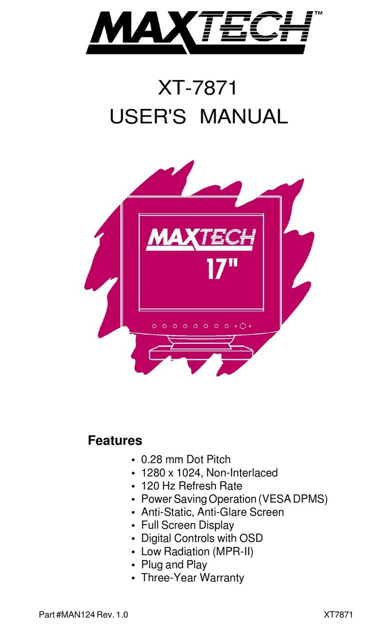 MaxTech XT-7871 User manual