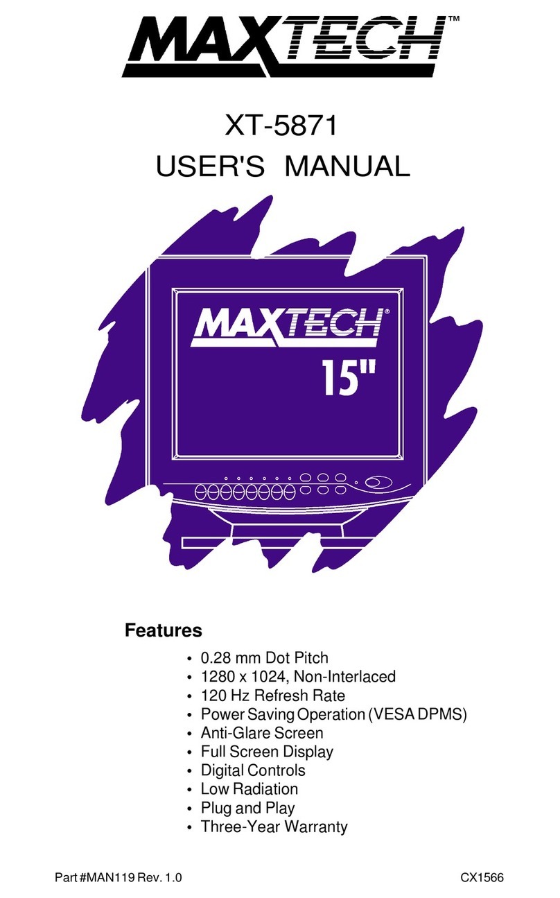 MaxTech XT-5871 user manual
