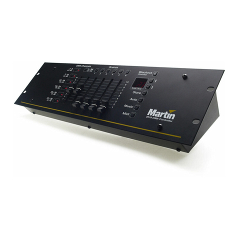 Martin DMX Controller 2518 User manual