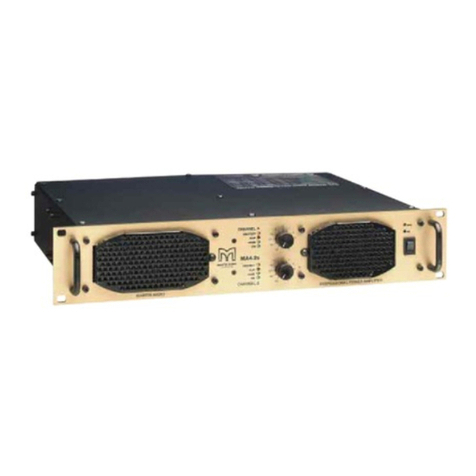 Martin Audio MA4.2s User manual Martin Audio MA4.2s User manual