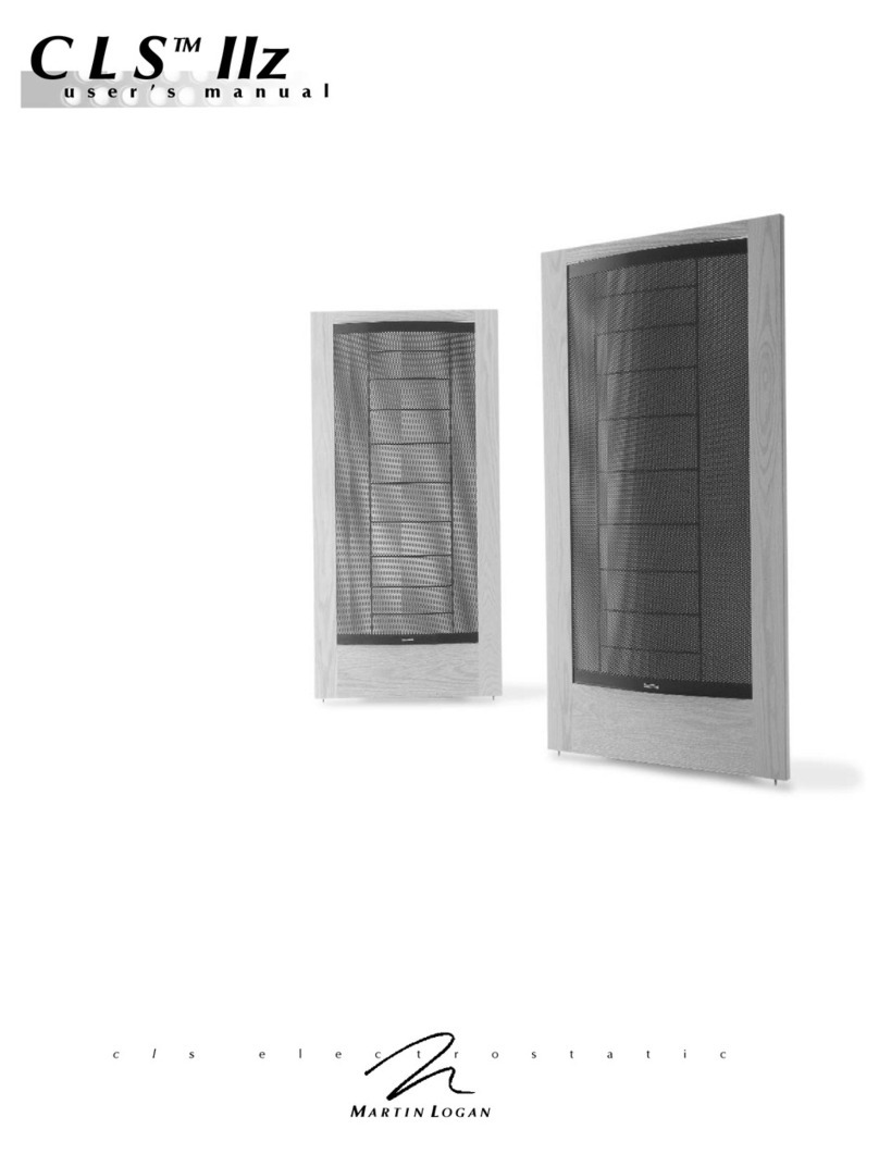 MartinLogan CLS IIz user manual