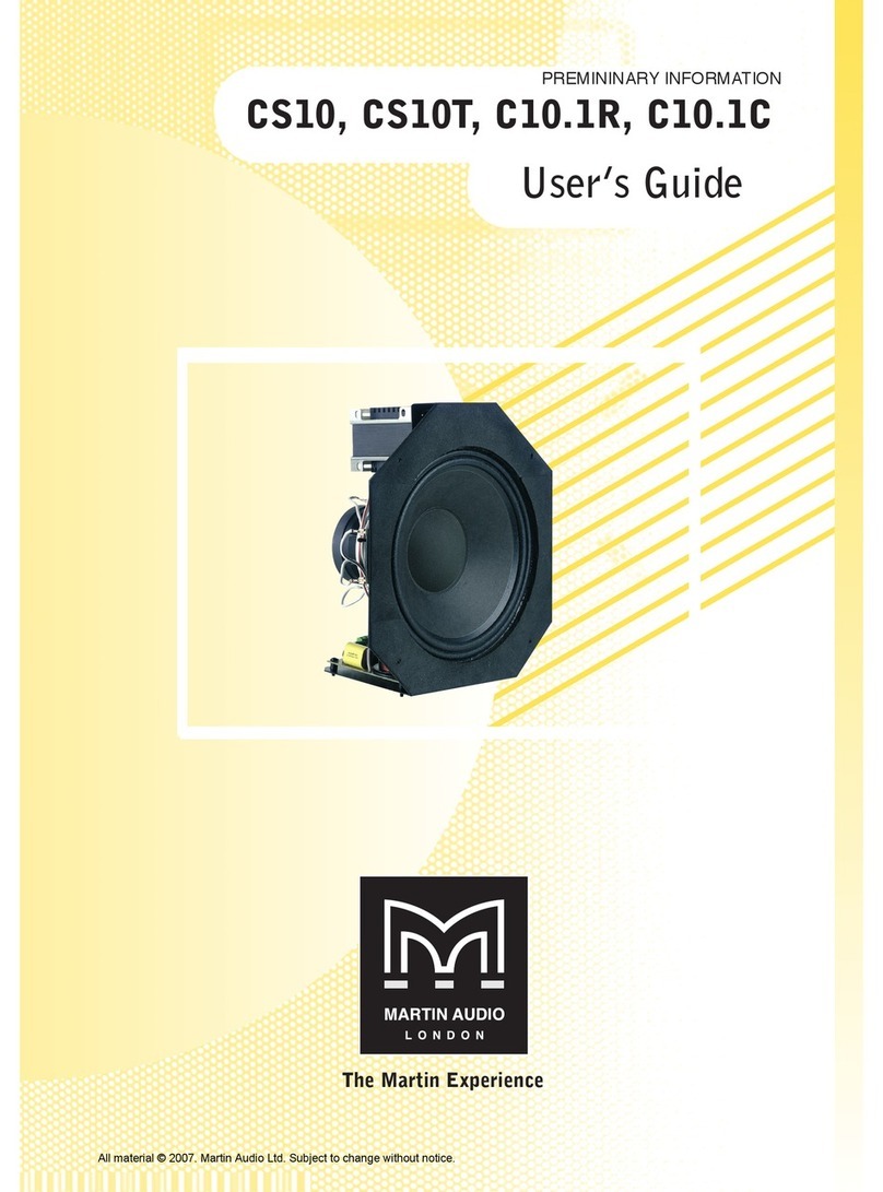 Martin Audio C10.1C user guide