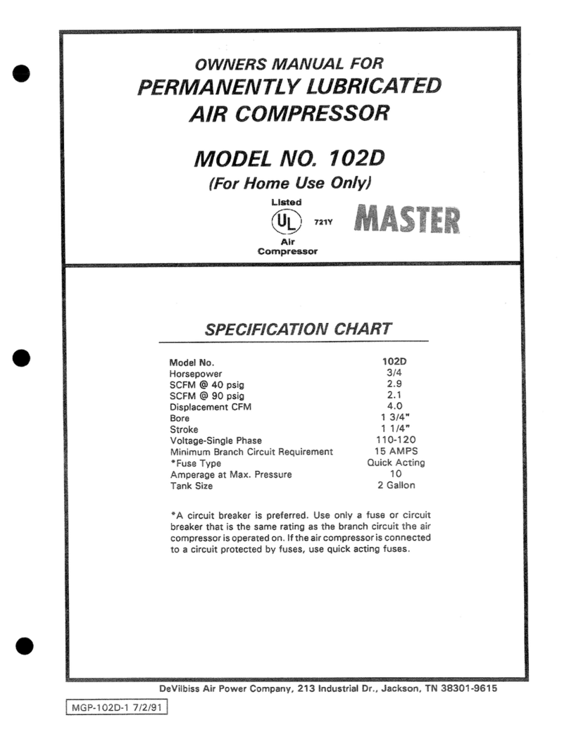 Master 102D owner's manual