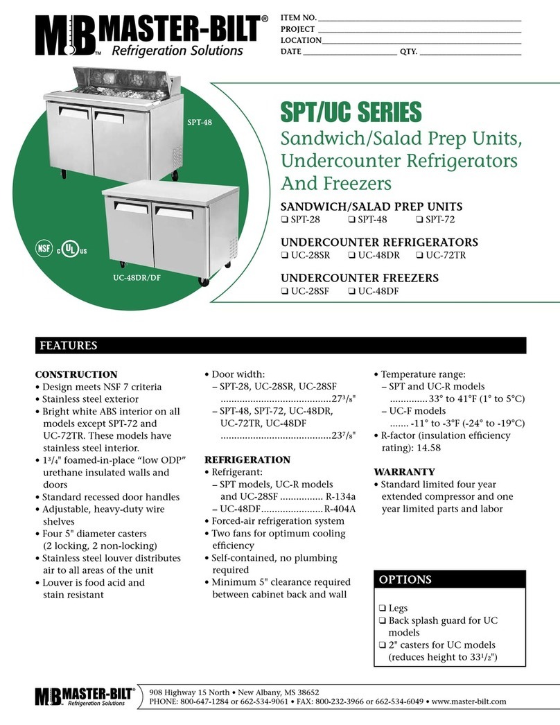 Master Bilt SPT-28 Specifications