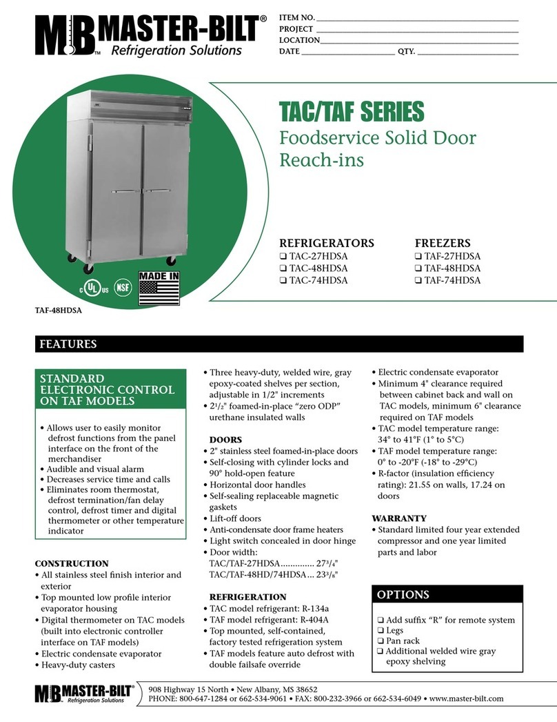 Master Bilt TAC-27HDSA User manual Master Bilt TAC-27HDSA User manual