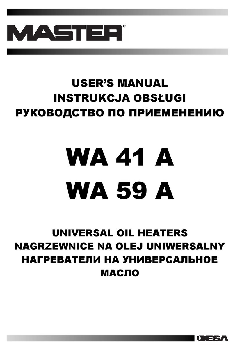 Master WA 41 A User manual