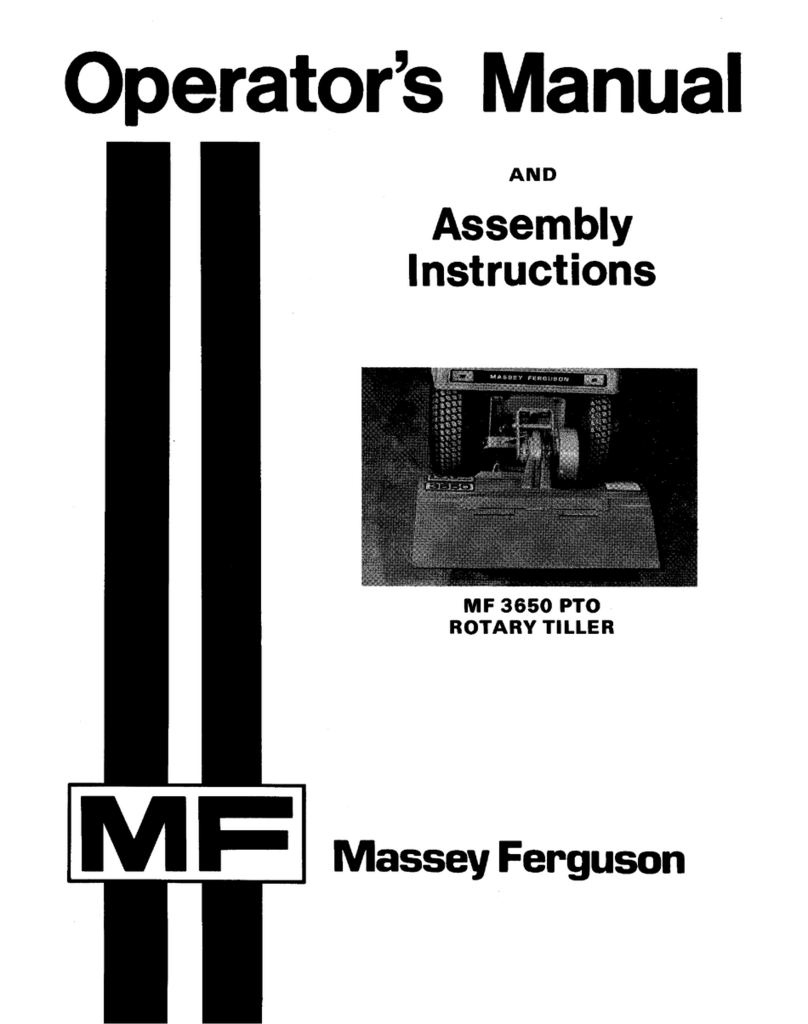 MASSEY FERGUSON MF 3650 PTO User manual