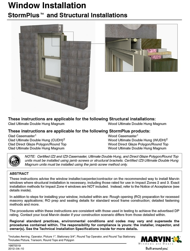 Marvin Window User manual