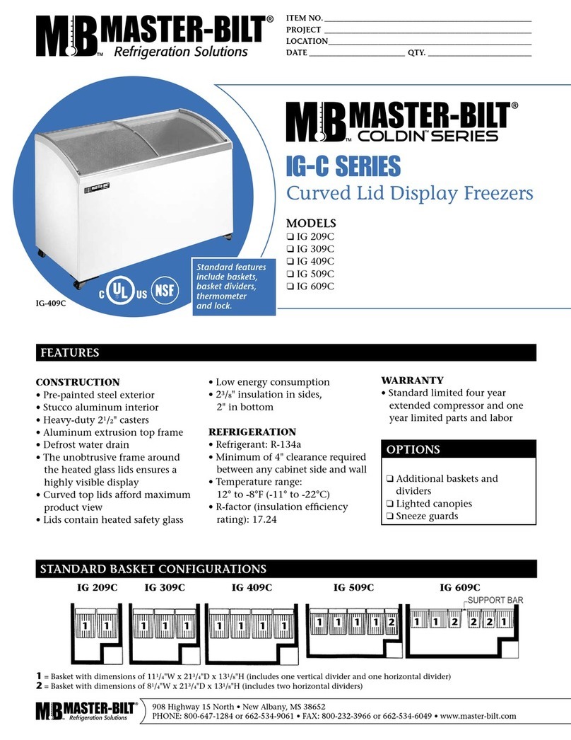 Master Bilt IG 209C Specifications