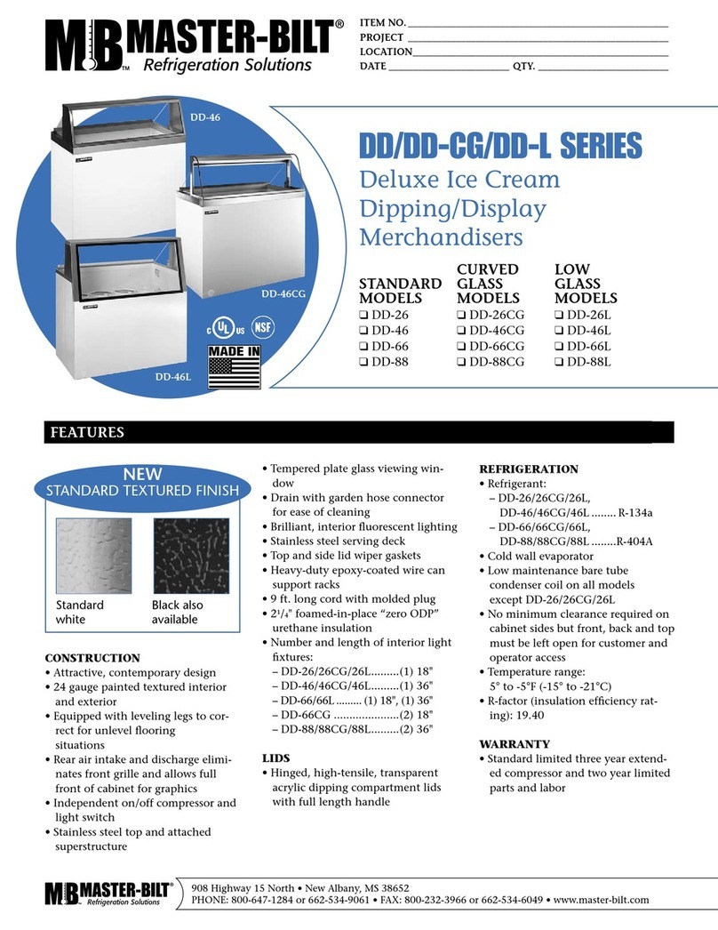 Master Bilt DD-26L Specification sheet