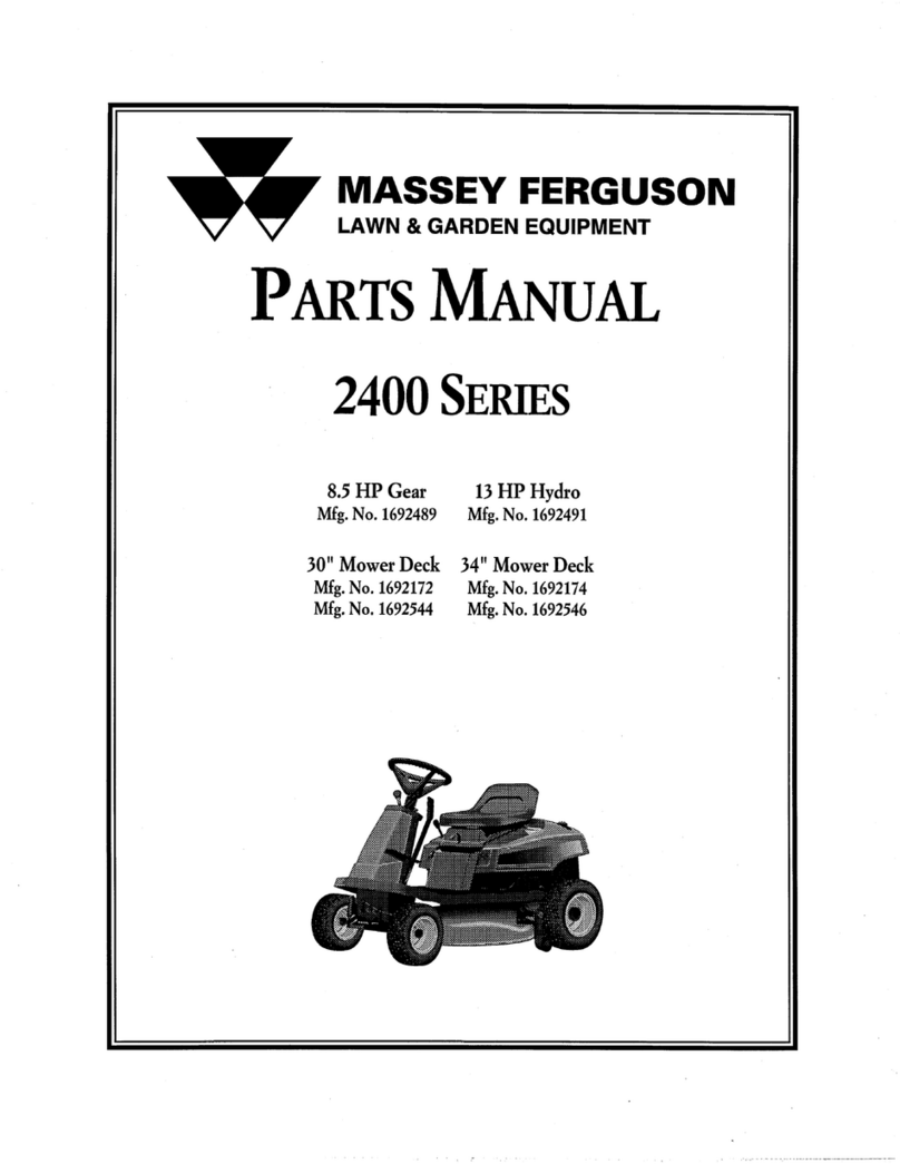 MASSEY FERGUSON 2400 Series User manual MASSEY FERGUSON 2400 Series User manual