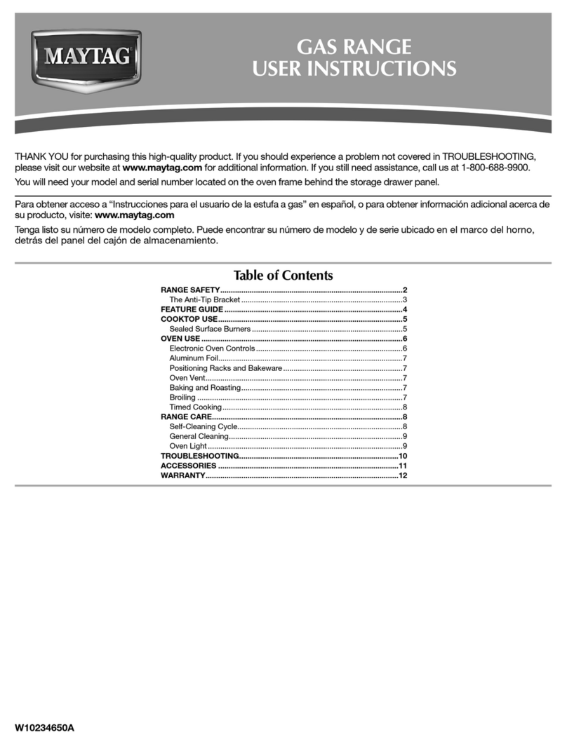 Maytag W10234650A User instructions