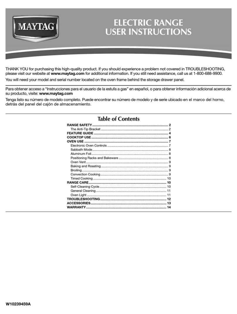 Maytag W10239459A User manual Maytag W10239459A User manual