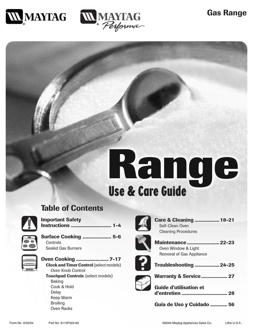 Maytag Performa 8113P424-60 User manual