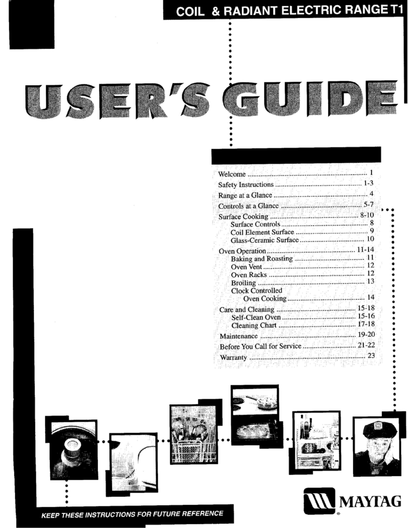 Maytag T1 User manual