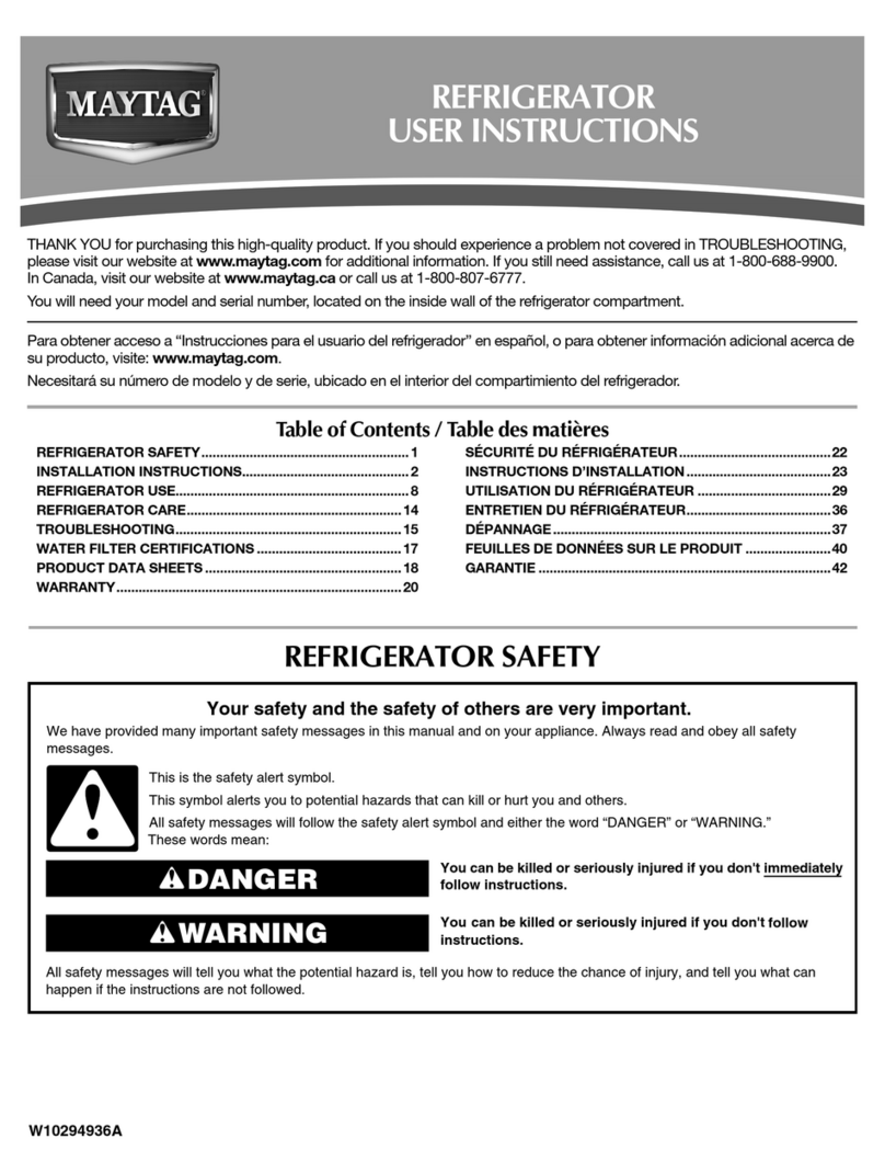 Maytag MFX2571XEW User instructions
