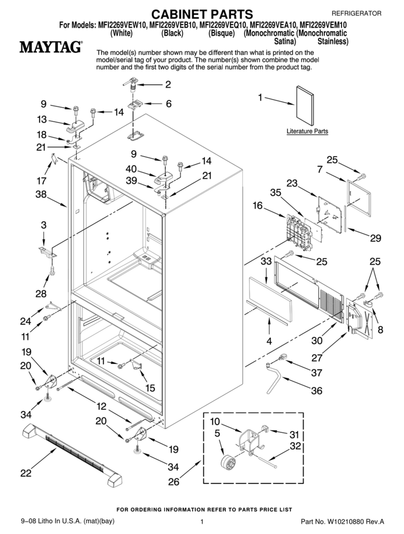 Maytag MFI2269VEA10 Troubleshooting guide