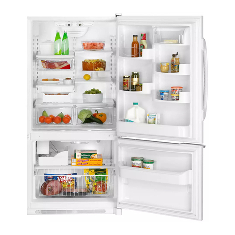 Maytag MBL2556KES - 25.1 cu. Ft. Bottom Mount... User instructions