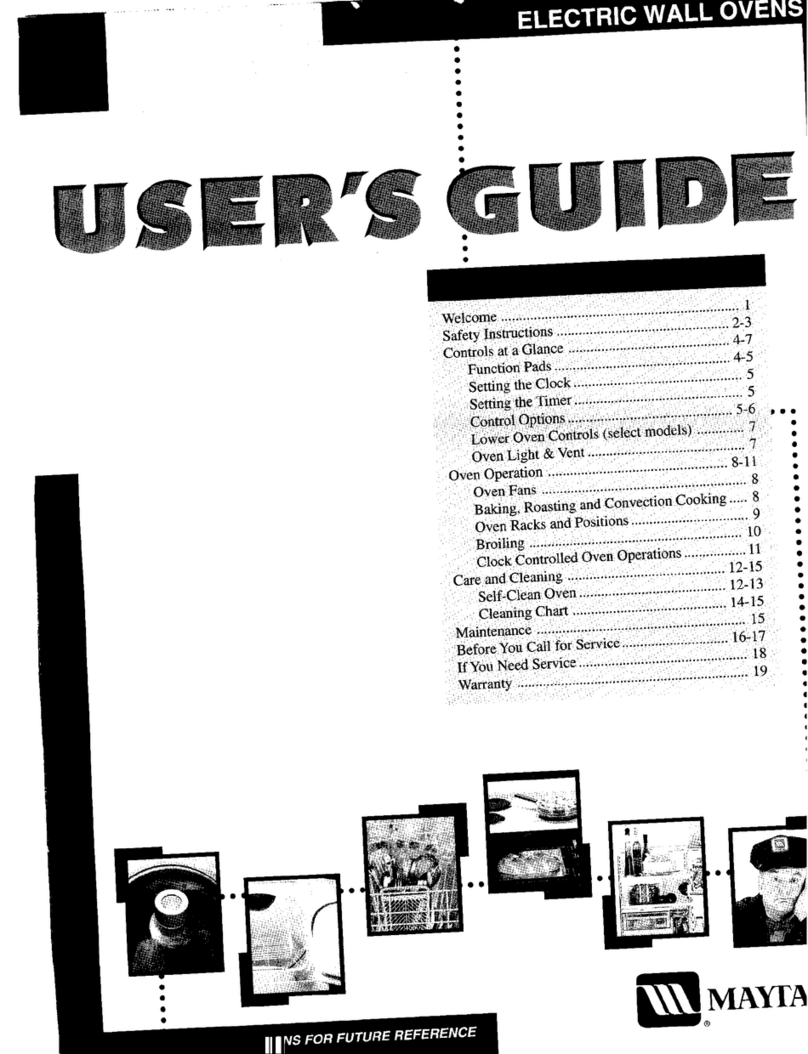 Maytag IEW621 user guide