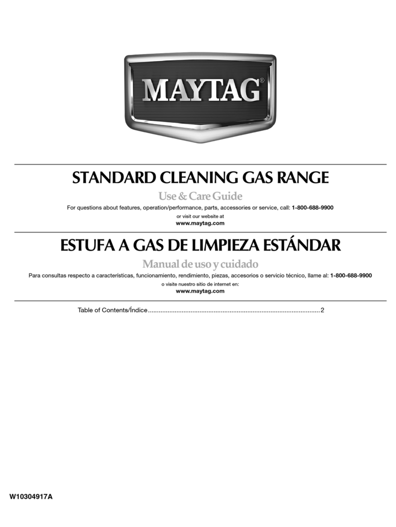 Maytag W10304917A User manual