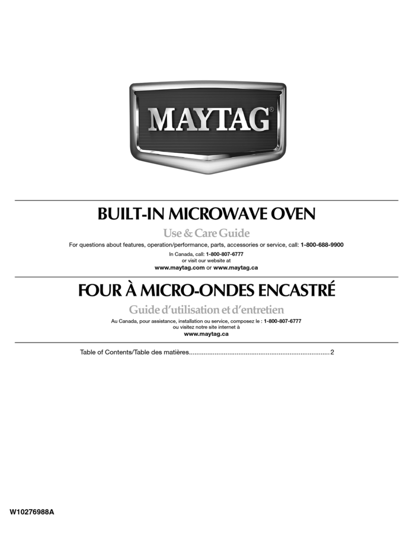 Maytag W10123240 Use & care guide