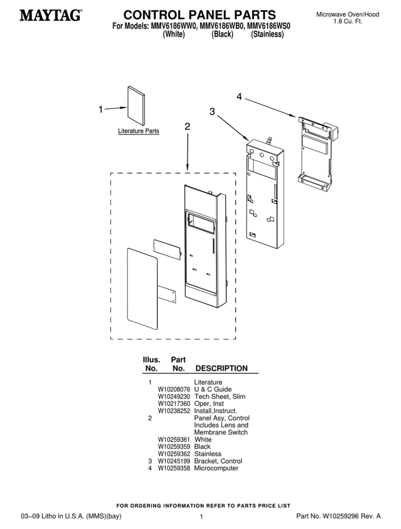 Maytag MMV6186WB0 User manual